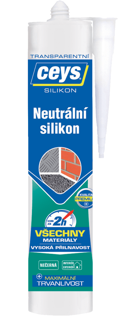 CEYS silikon neutrál transparentní 280ml
