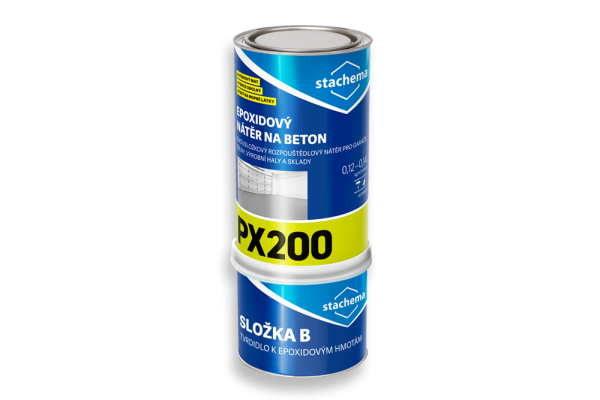 PX200 / SINEPOX S 2636 BE dvousložkový epoxidový nátěr na beton 10kg (vč. tužidla) - šedý RAL 7040
