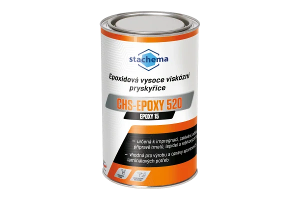 CHS - EPOXY 520 epoxy 15 epoxidová pryskyřice - set 1,1kg