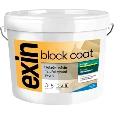 EXIN BLOCK COAT - Izolační nátěr na překrývání skvrn 4kg