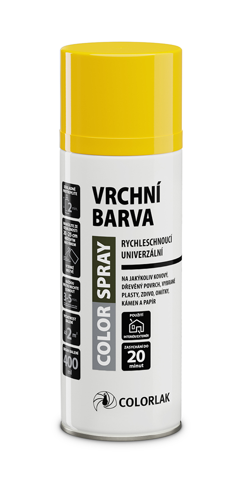 COLORSPRAY VRCHNÍ BARVA - RAL 1015 slonová kost lesk 400ml