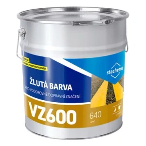 VZ600 Žlutá barva pro vodorovné dopravní značení - 35kg (dříve Leacryl)