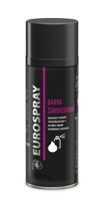 EUROSPRAY ŽÁRUVZDORNÁ BARVA / stříbrná mat Ral 9006 - 400ml 
