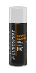 EUROSPRAY BARVA NA RADIÁTORY / RAL 9010 bílá mat - 400ml