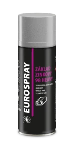 EUROSPRAY ZINKOVÝ ZÁKLAD 98 heavy / tmavě šedá mat - 400ml