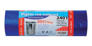 Velkoobjemový pytel - EXTRA PEVNÝ - 240l/10ks, 120x150cm, 50 micro