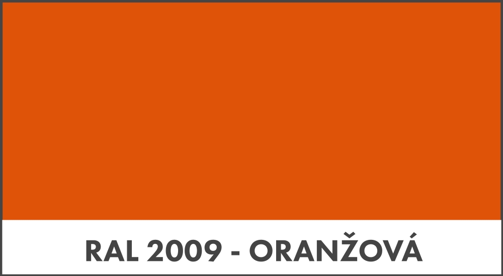 COLORSPRAY VRCHNÍ BARVA - RAL 2009 oranžová lesk 400ml