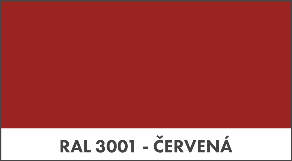COLORSPRAY VRCHNÍ BARVA - RAL 3001 červená lesk 400ml