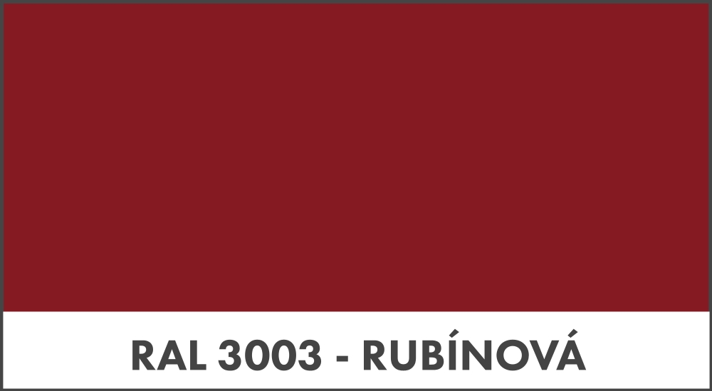 COLORSPRAY VRCHNÍ BARVA - RAL 3003 rubínová červená lesk 400ml