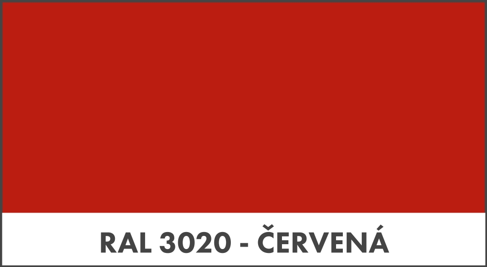 COLORSPRAY VRCHNÍ BARVA - RAL 3020 červená lesk 400ml