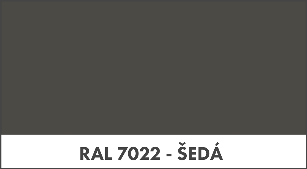 COLORSPRAY VRCHNÍ BARVA - RAL 7022 šedá lesk 400ml