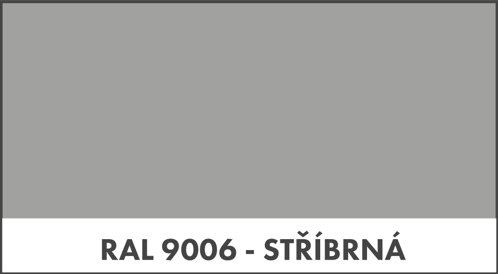 COLORSPRAY VRCHNÍ BARVA - RAL 9006 stříbrná 400ml