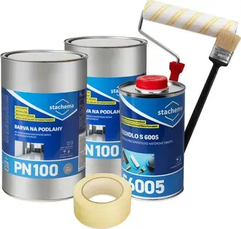 PN100 Barva na podlahy, garáže  RAL 7045 (šedá) SET