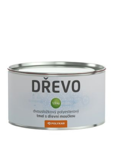 Dvousložkový polyesterový tmel DŘEVO 2,5kg