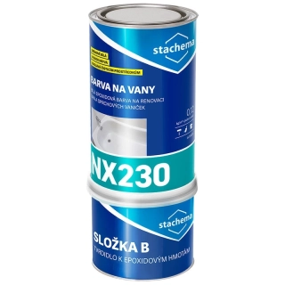 NX230 epoxidový vrchní email na vany - BARVA NA VANY S2321 1000 (bílý), lesklý, SET 1,4 kg