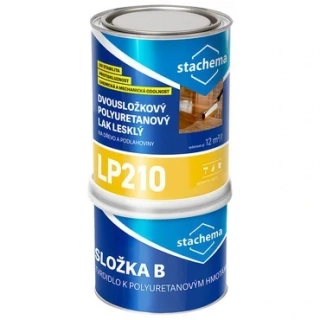LP210 Lignofix polyueratanový dvousložkový lak - set lesk 5l