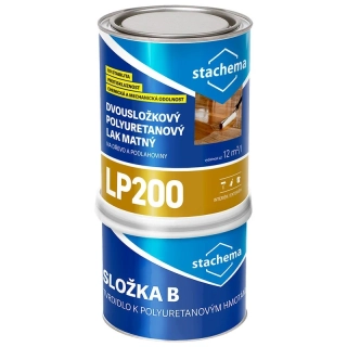 LP200 Lignofix polyueratanový dvousložkový lak - set mat 5l
