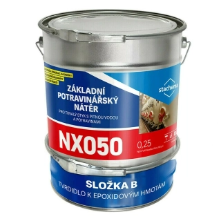 NX050 - 2K potravinářská základní stěrková hmota bílošedá - set 10kg (dříve eprosin E15)