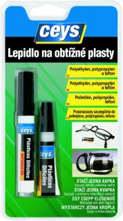 CEYS speciál plastic - lepidlo na obtížné plasty 3g + 4ml
