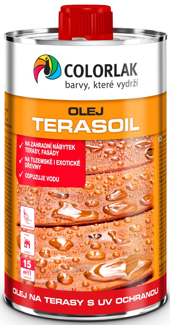 TERASOIL O1014  olej na terasy s UV ochranou - T0089 Meranti - 1l