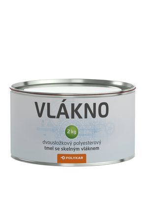Dvousložkový polyesterový tmel VLÁKNO 0,5kg