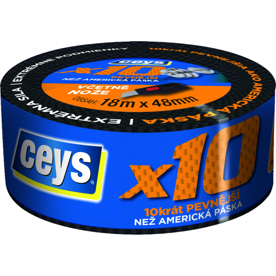 Ceys páska profesionální 18m x 48mm 10x pevnější