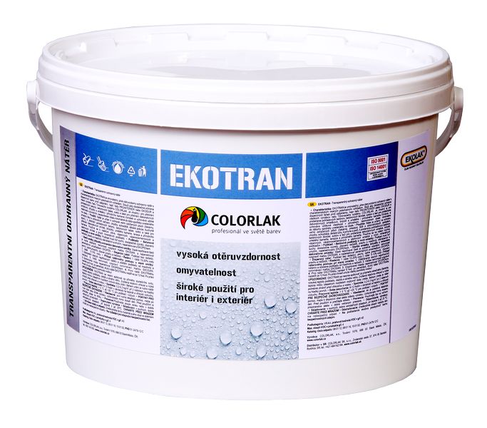 EKOTRAN E0901 - hladký transparentní ochranný nátěr 1kg
