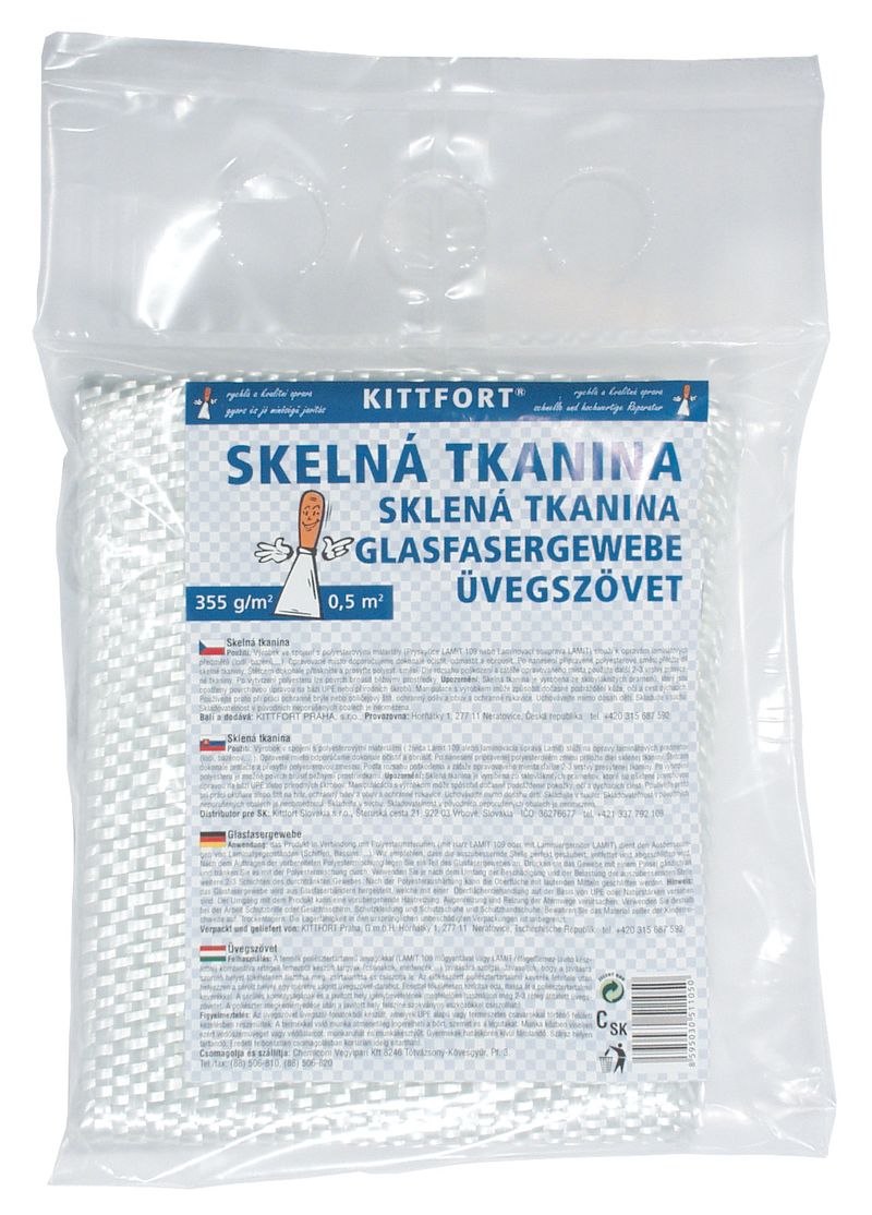 Skelná laminovací tkanina 355 - 0,5m2